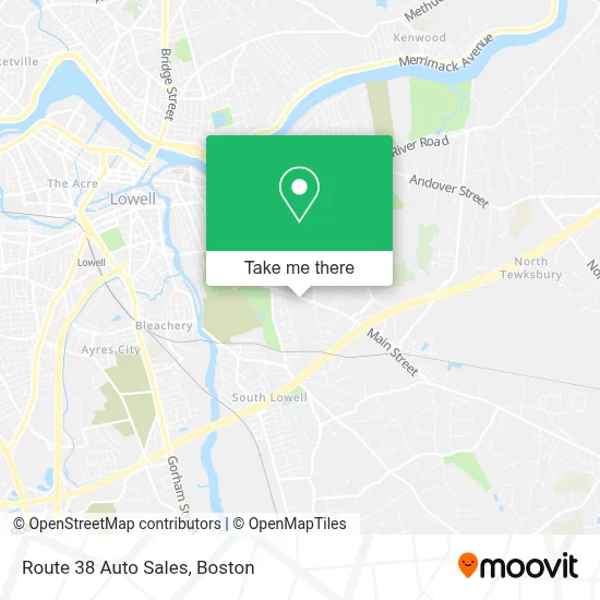 Route 38 Auto Sales map