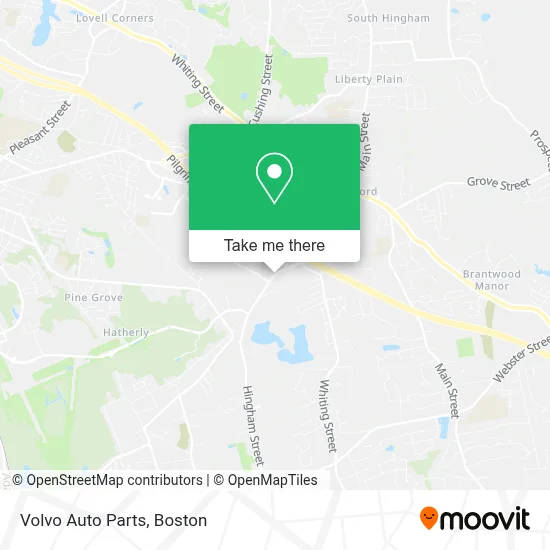 Volvo Auto Parts map
