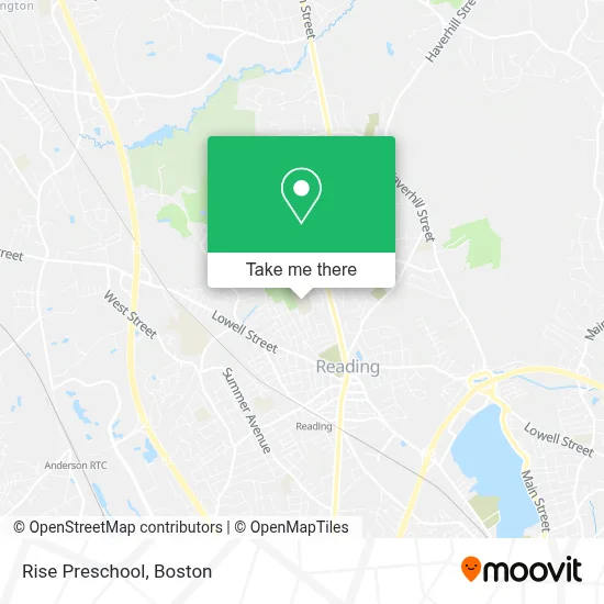 Rise Preschool map