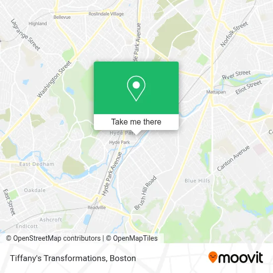 Tiffany's Transformations map