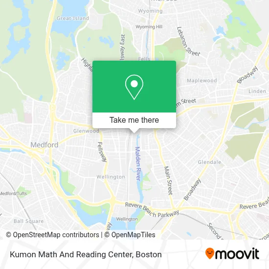 Kumon Math And Reading Center map