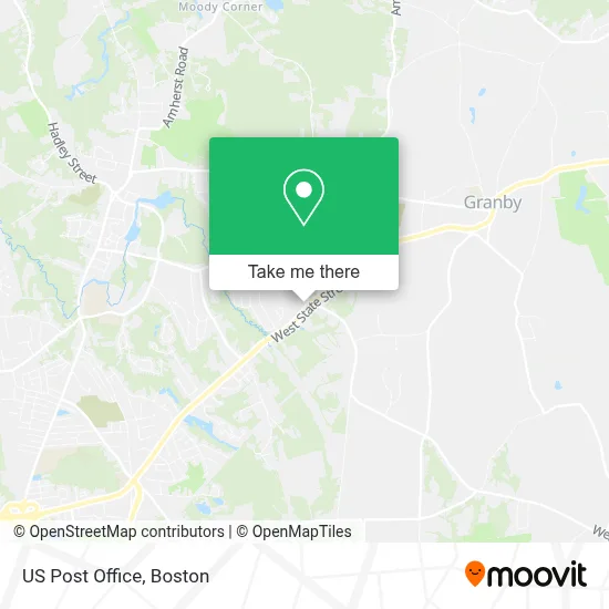 Us Post Office map