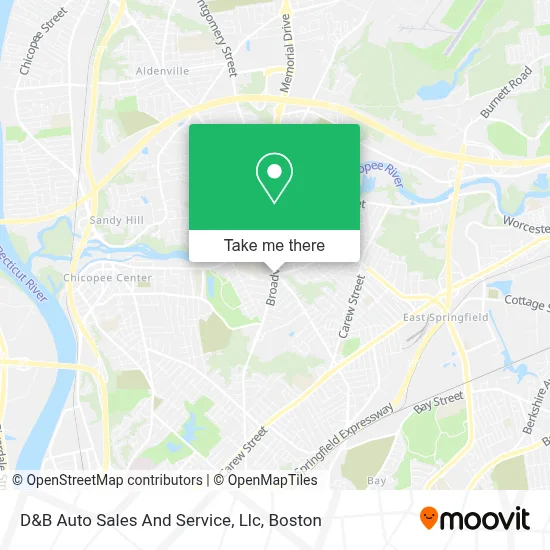 D&B Auto Sales And Service, Llc map