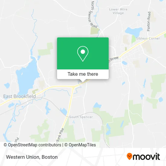Western Union map