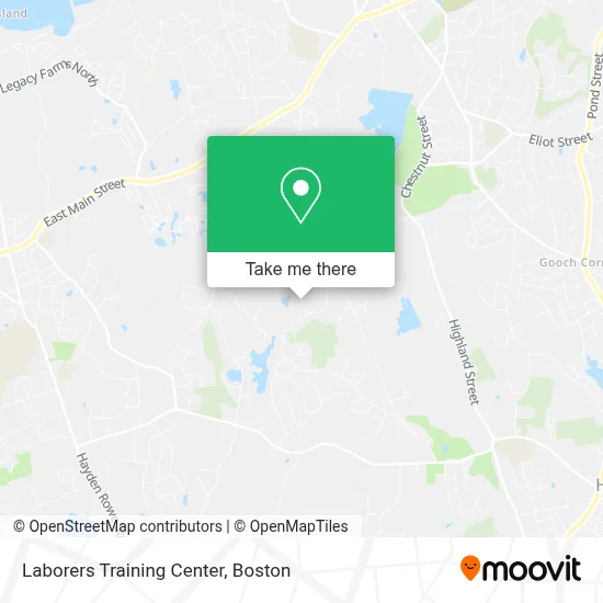 Laborers Training Center map