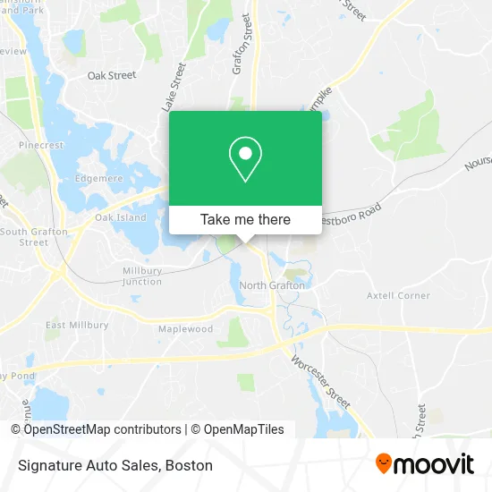 Signature Auto Sales map