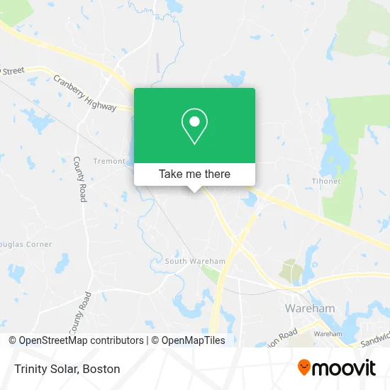 Trinity Solar map