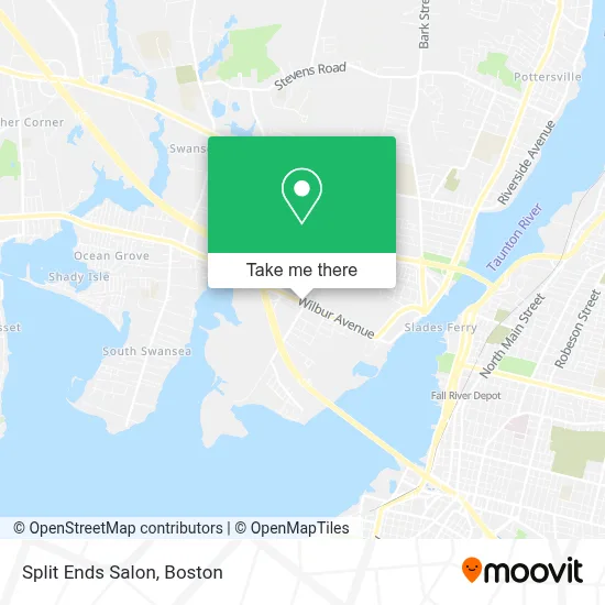 Split Ends Salon map
