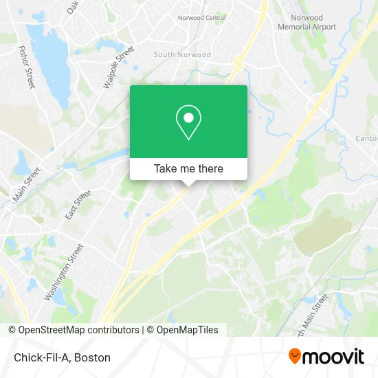 Chick-Fil-A map