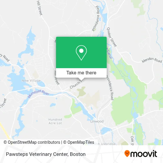 Pawsteps Veterinary Center map