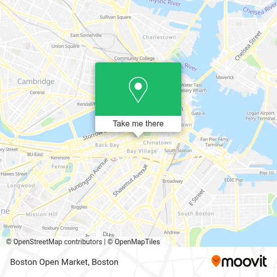Boston Open Market map