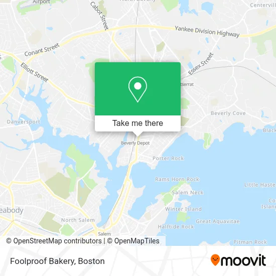 Foolproof Bakery map
