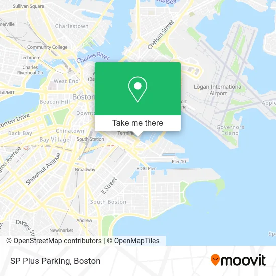 SP Plus Parking map