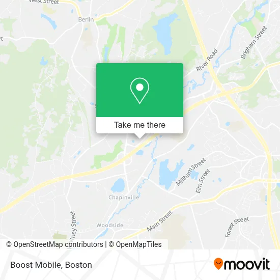 Boost Mobile map