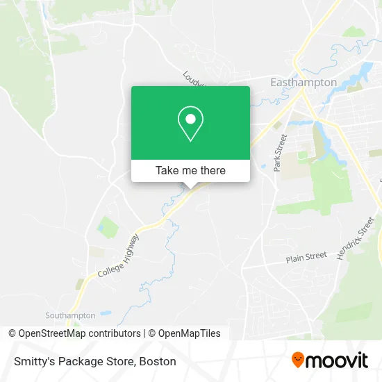 Smitty's Package Store map