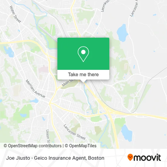 Joe Jiusto - Geico Insurance Agent map