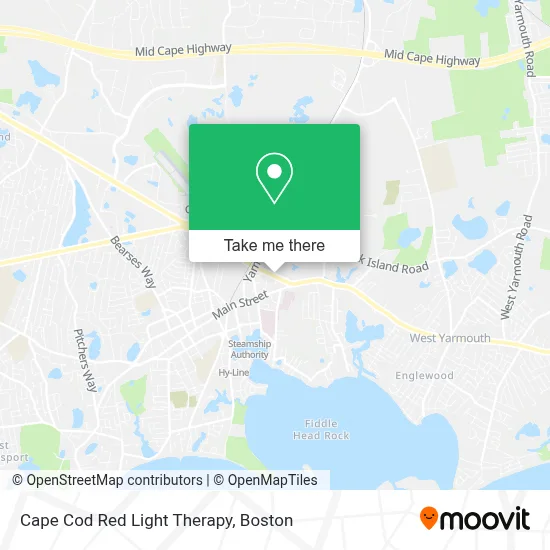 Cape Cod Red Light Therapy map