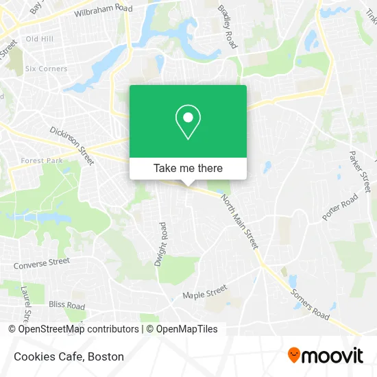 Cookies Cafe map