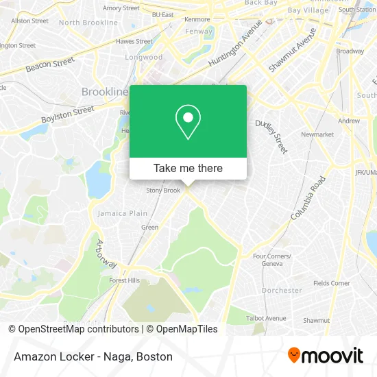 Amazon Locker - Naga map