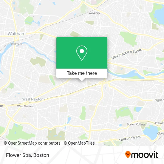 Flower Spa map