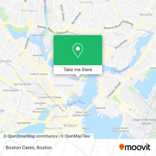 Boston Cares map