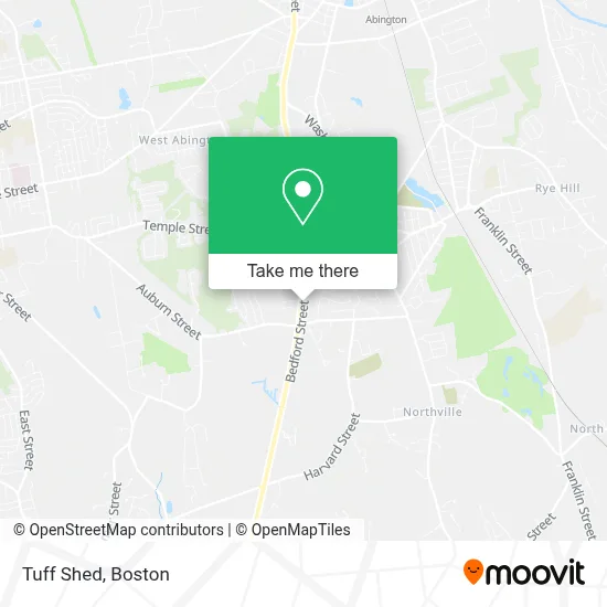 Tuff Shed map