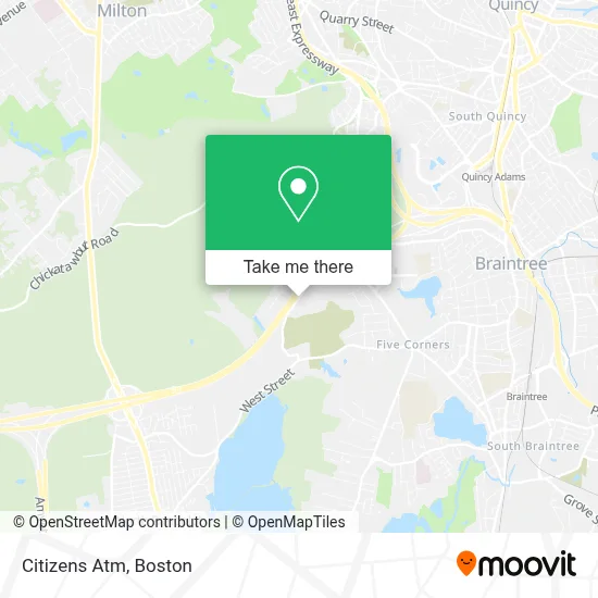 Citizens Atm map