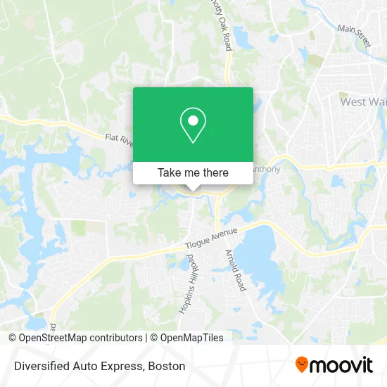 Diversified Auto Express map