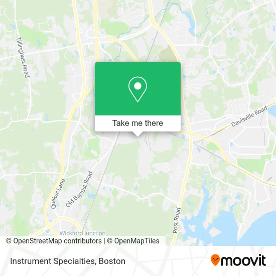 Instrument Specialties map