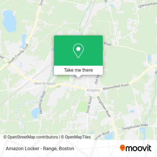 Amazon Locker - Range map