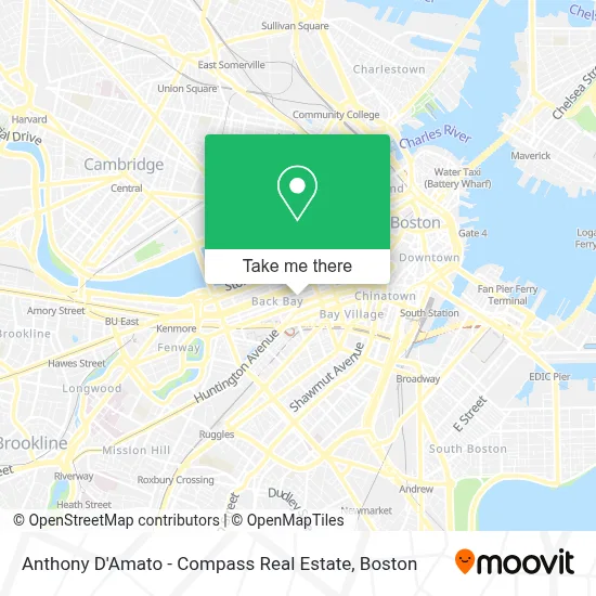 Anthony D'Amato - Compass Real Estate map