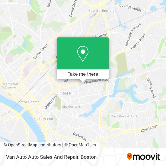 Van Auto Auto Sales And Repair map
