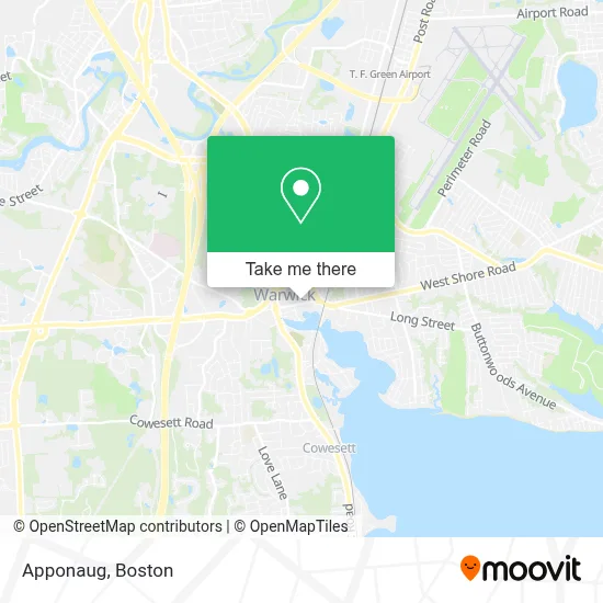 Apponaug map