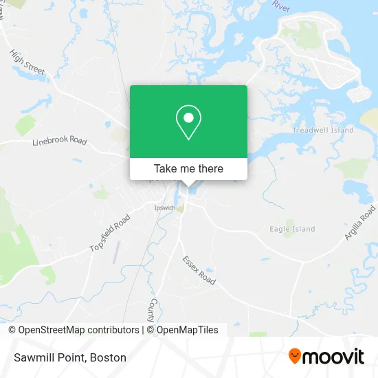 Sawmill Point map