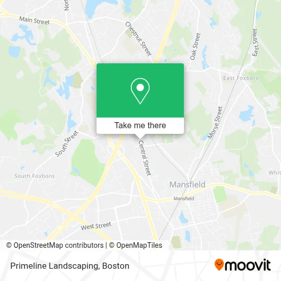 Primeline Landscaping map