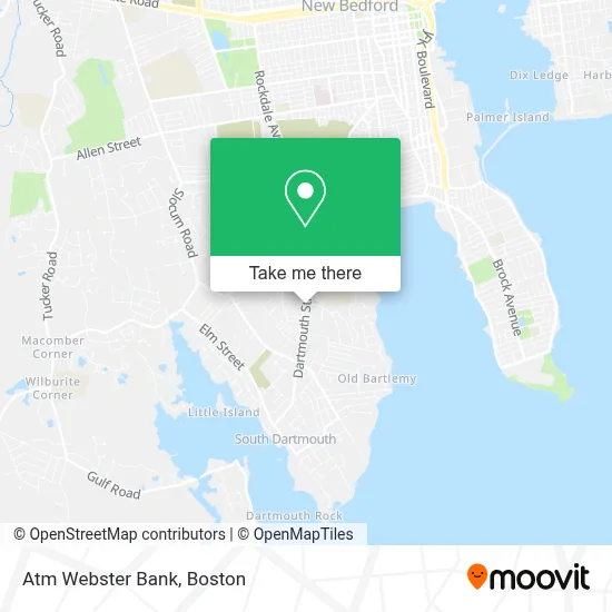 Atm Webster Bank map