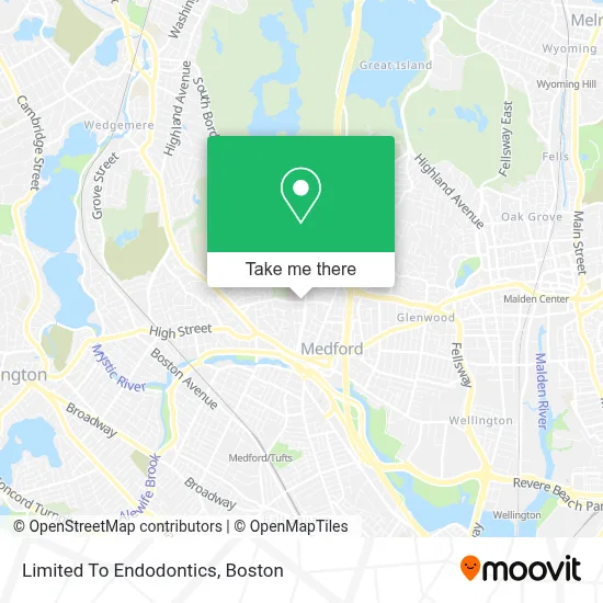 Limited To Endodontics map