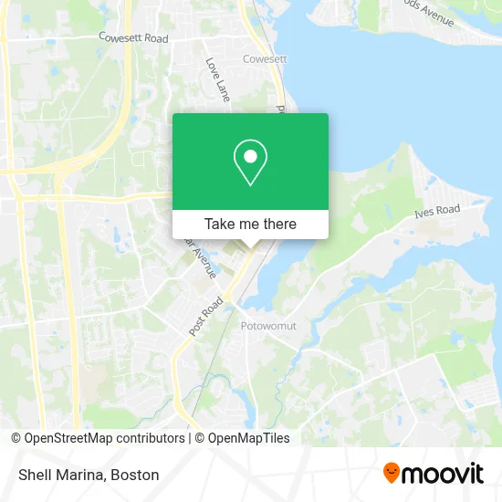 Shell Marina map