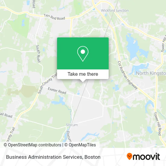Business Administration Services map