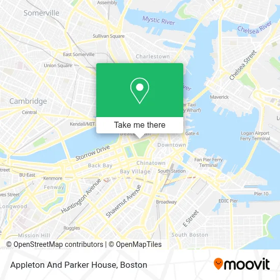 Appleton And Parker House map