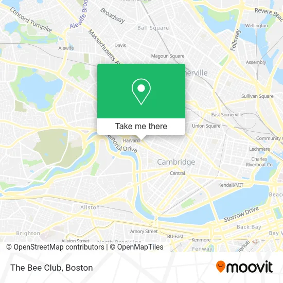 The Bee Club map