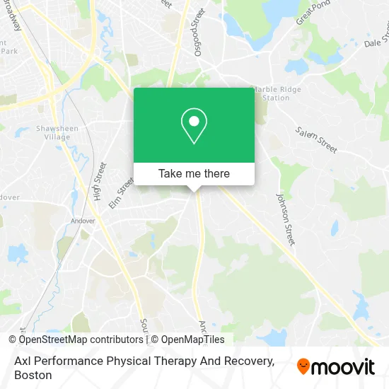 Axl Performance Physical Therapy And Recovery map