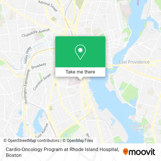 Cardio-Oncology Program at Rhode Island Hospital map