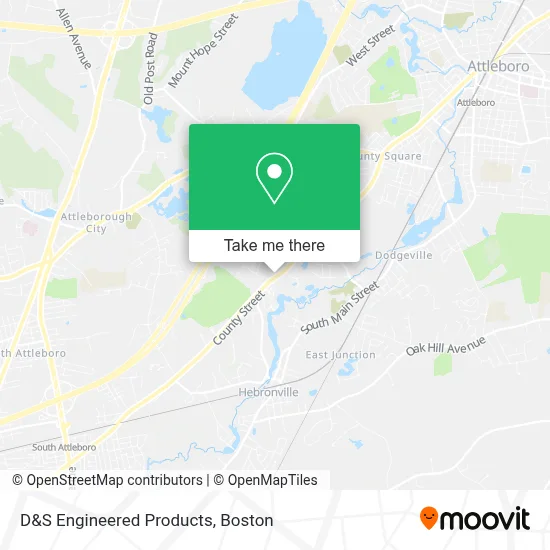 D&S Engineered Products map