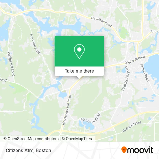 Citizens Atm map