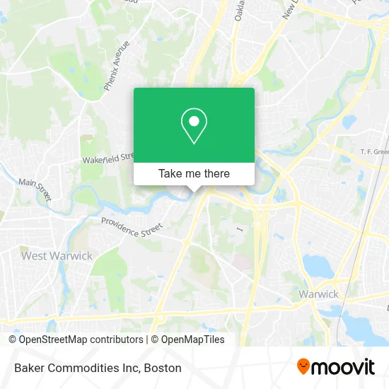 Baker Commodities Inc map