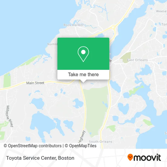 Toyota Service Center map