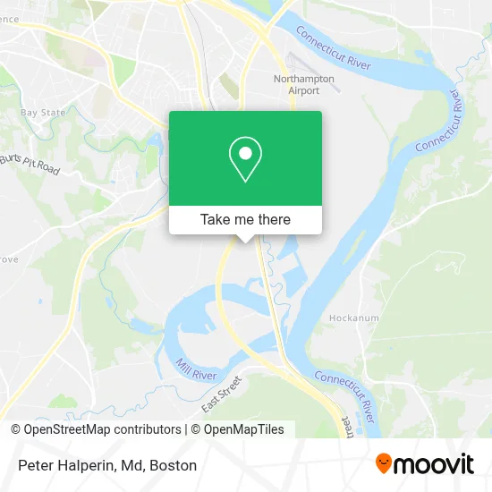 Peter Halperin, Md map