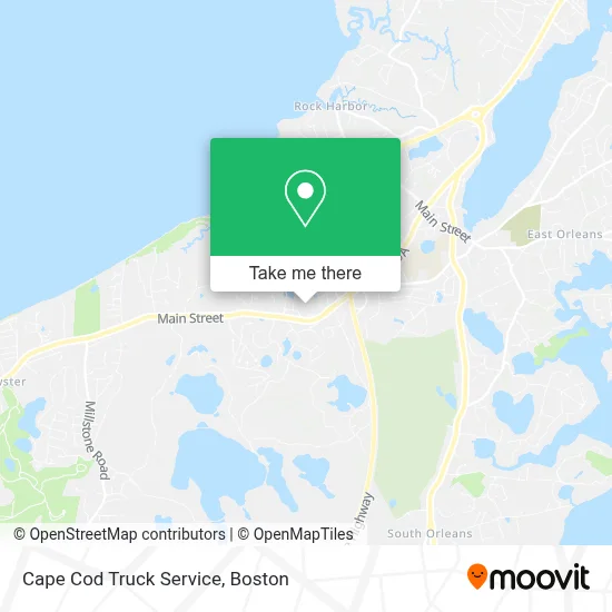 Cape Cod Truck Service map