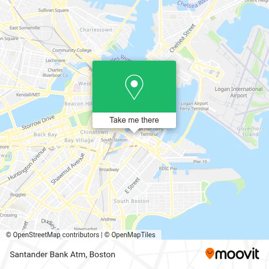 Santander Bank Atm map